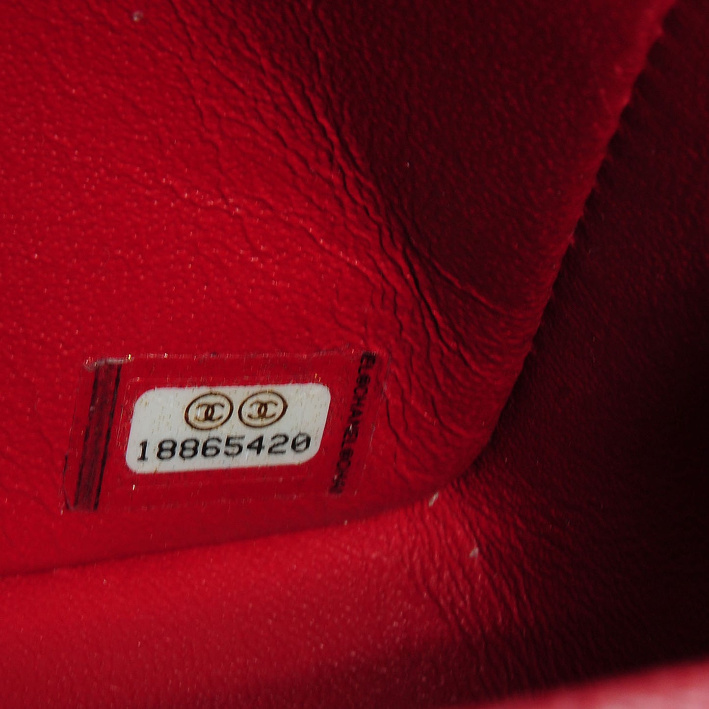 Caviar Quilted Mini Flap Red