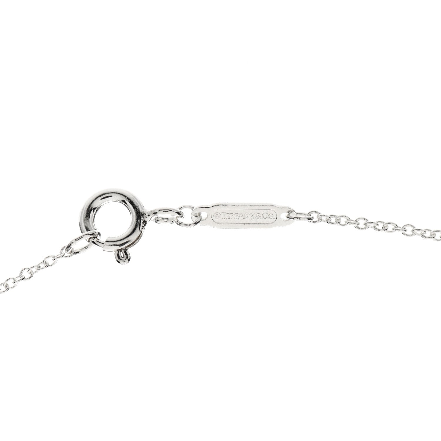 Tiffany Sterling Silver Mini Infinity Pendant Necklace 3 of 5