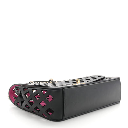 Chanel Lambskin Sea Through Flap Black Multicolor 5 of 14