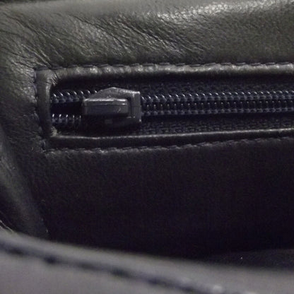 Chanel Lambskin Two-Sided Flap Navy 11 of 13