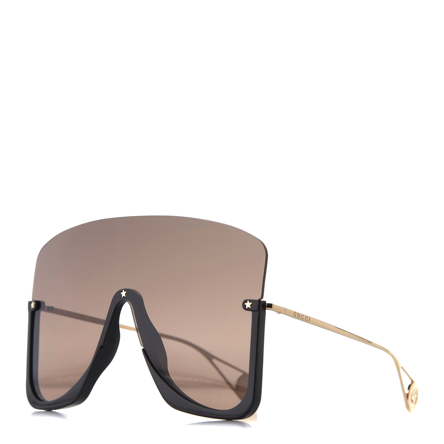 Gucci Oversized Aviator Sunglasses GG0540S Black 1 of 7