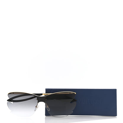 Louis Vuitton Bohemian Vuittony Square Sunglasses Z1235W Silver Mirror 8 of 8