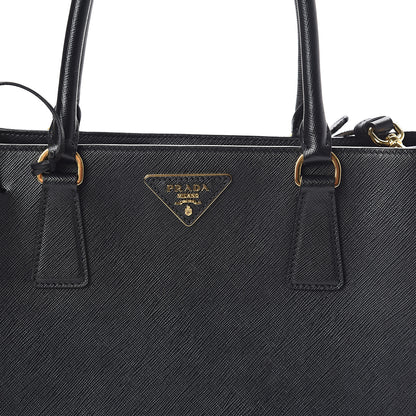 Prada Saffiano Lux Medium Tote Black 6 of 8