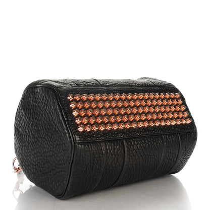 Alexander Wang Pebbled Lambskin Rocco Black Rose Gold Hardware 4 of 7