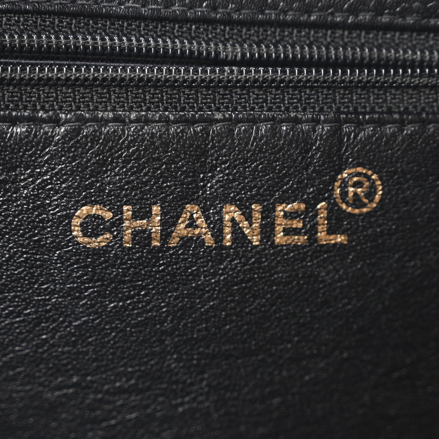 Chanel Caviar CC Shopper Tote Black 6 of 11