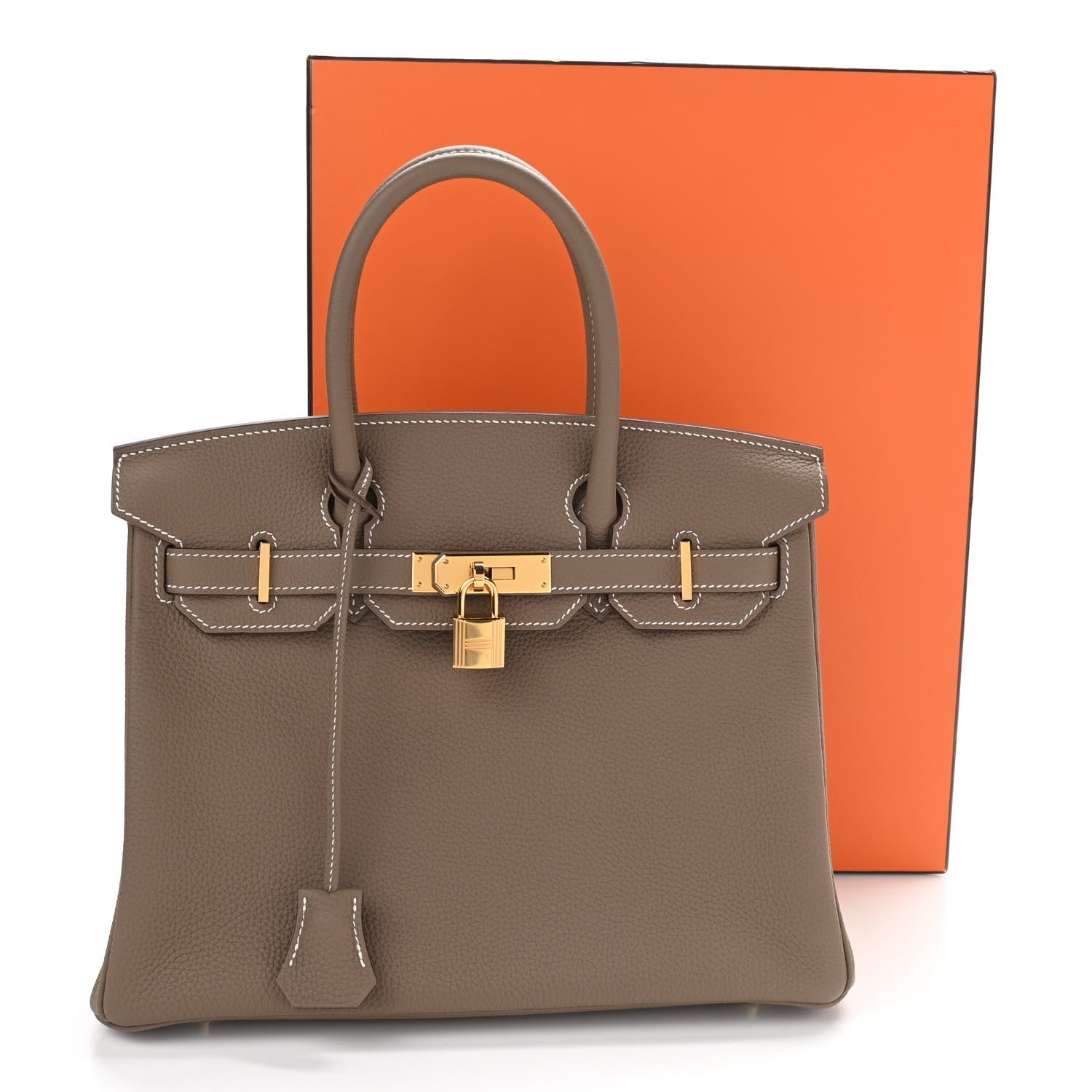 Hermes Togo Birkin 30 Etoupe 11 of 11