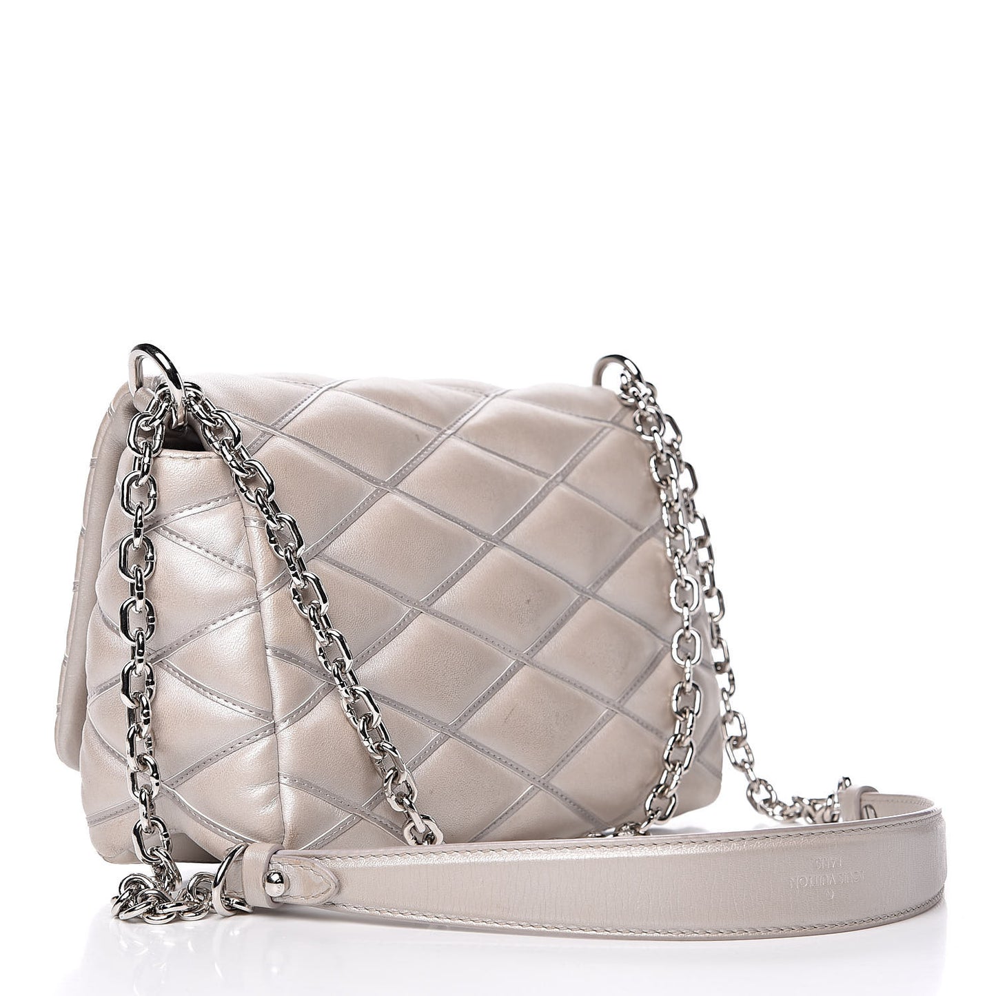 Lambskin Malletage GO-14 PM Silver