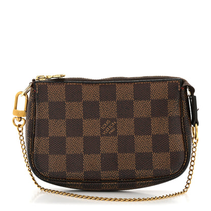 Louis Vuitton Damier Ebene Mini Pochette Accessories 1 of 10