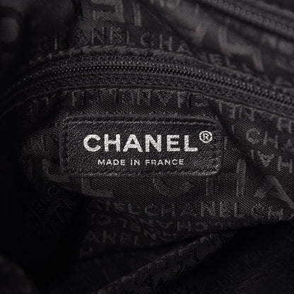 Chanel Lambskin Stitched Medium Ultimate Soft Tote Black 6 of 11