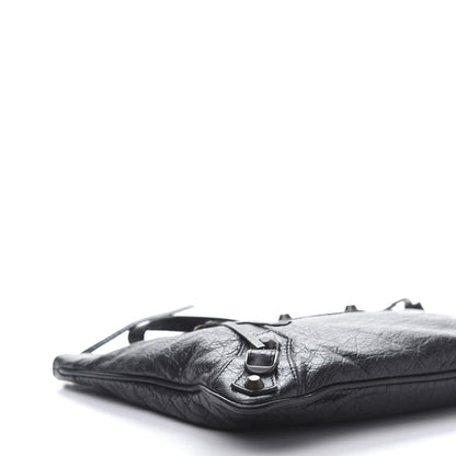 Balenciaga Agneau Classic Hardware Flat Handle Clutch Black 6 of 10