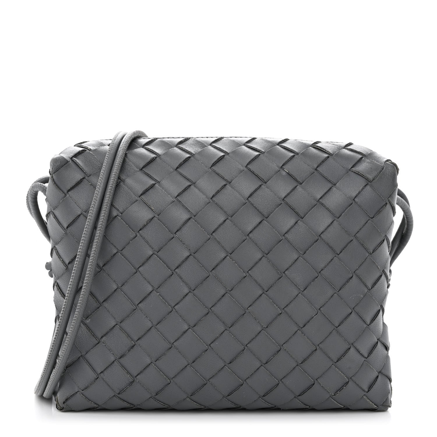 Bottega Veneta Nappa Intrecciato Small Loop Camera Bag Thunder 1 of 13