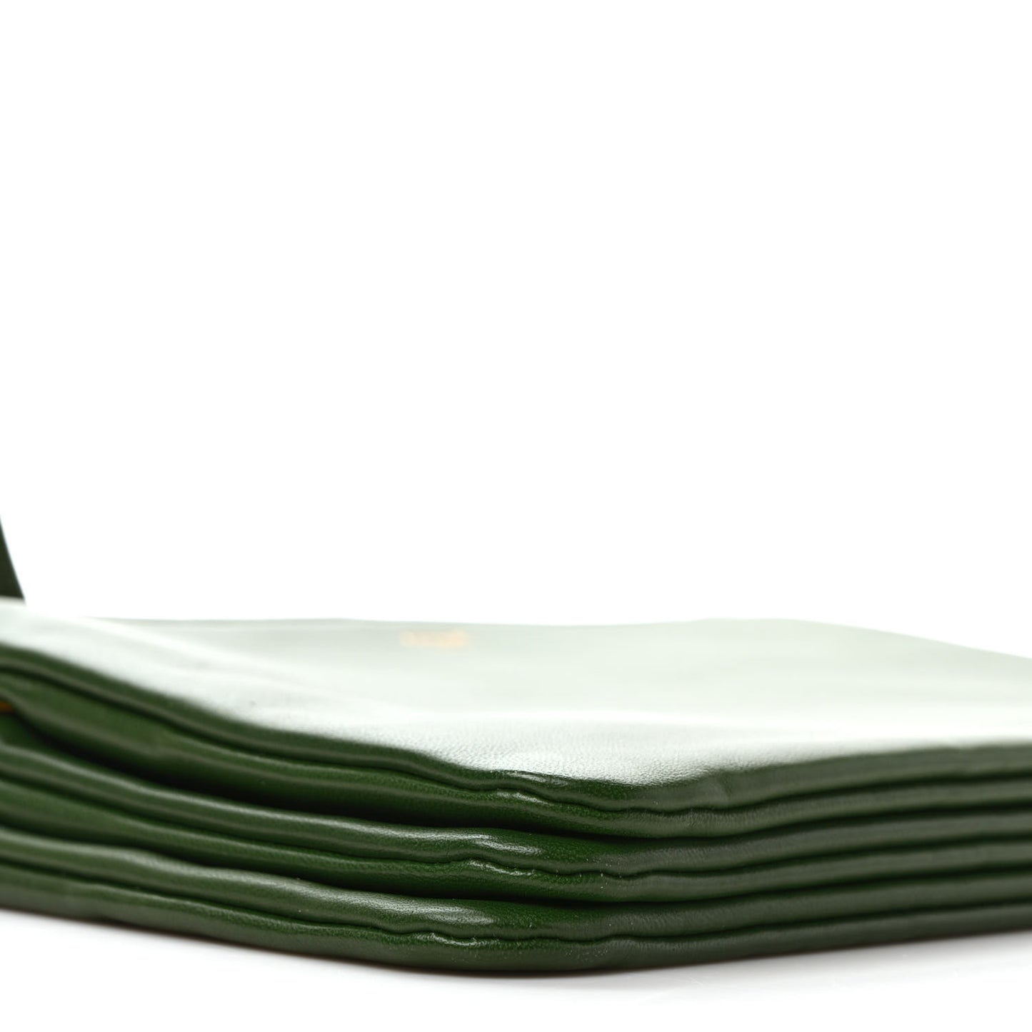 Lambskin Small Trio Crossbody Bag Dark Green