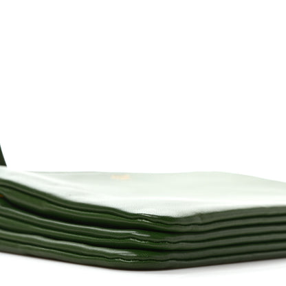 Celine Lambskin Small Trio Crossbody Bag Dark Green 7 of 8
