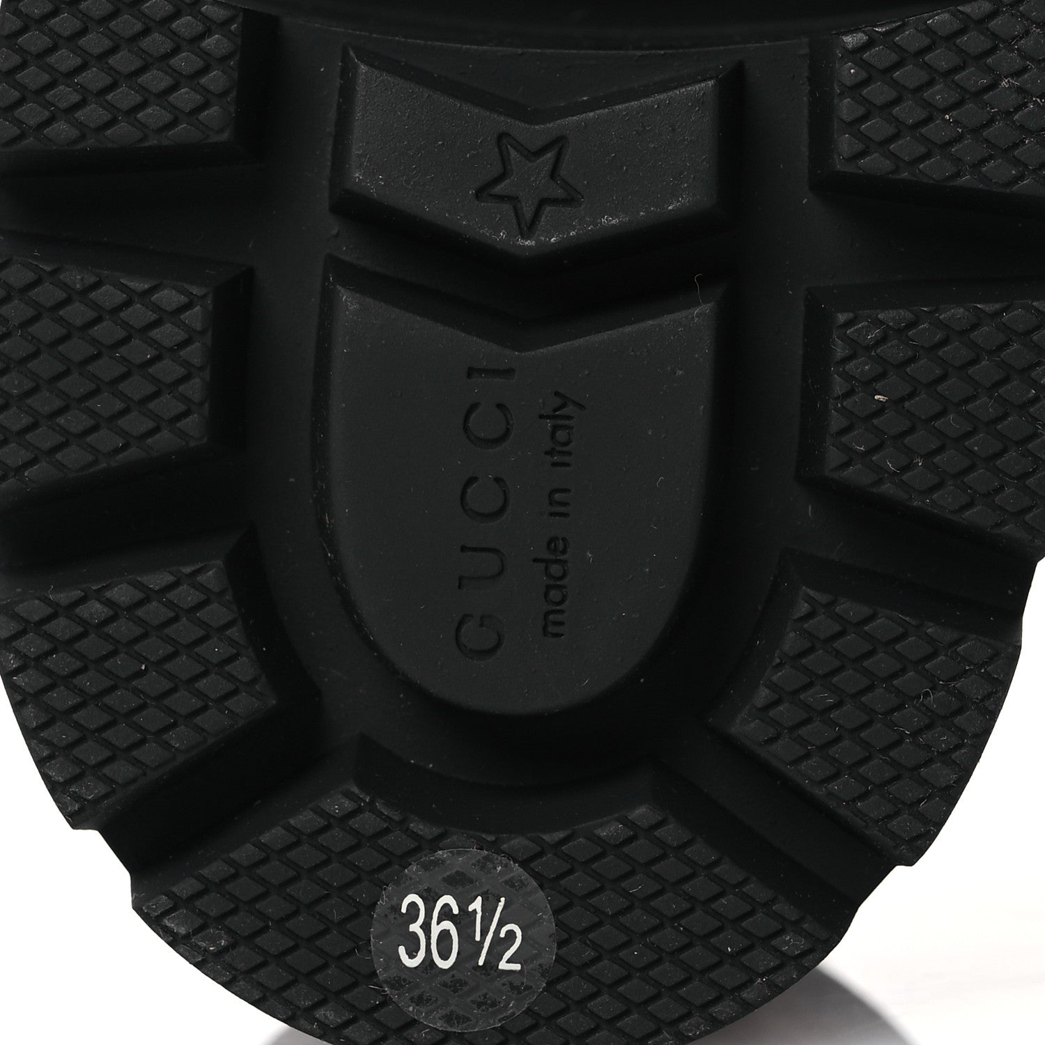 Gucci Kensington Calfskin Nappa GG Supreme Monogram Womens Double Buckle Ankle Boots 36.5 Black 7 of 12