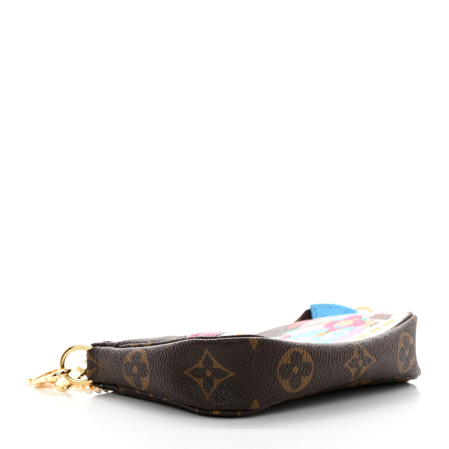 Monogram 2022 Christmas Animation Tokyo Mini Pochette Accessories Blue