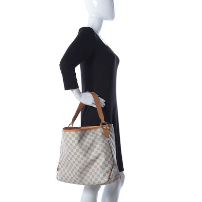 Louis Vuitton Damier Azur Delightful MM Rose Ballerine 2 of 24