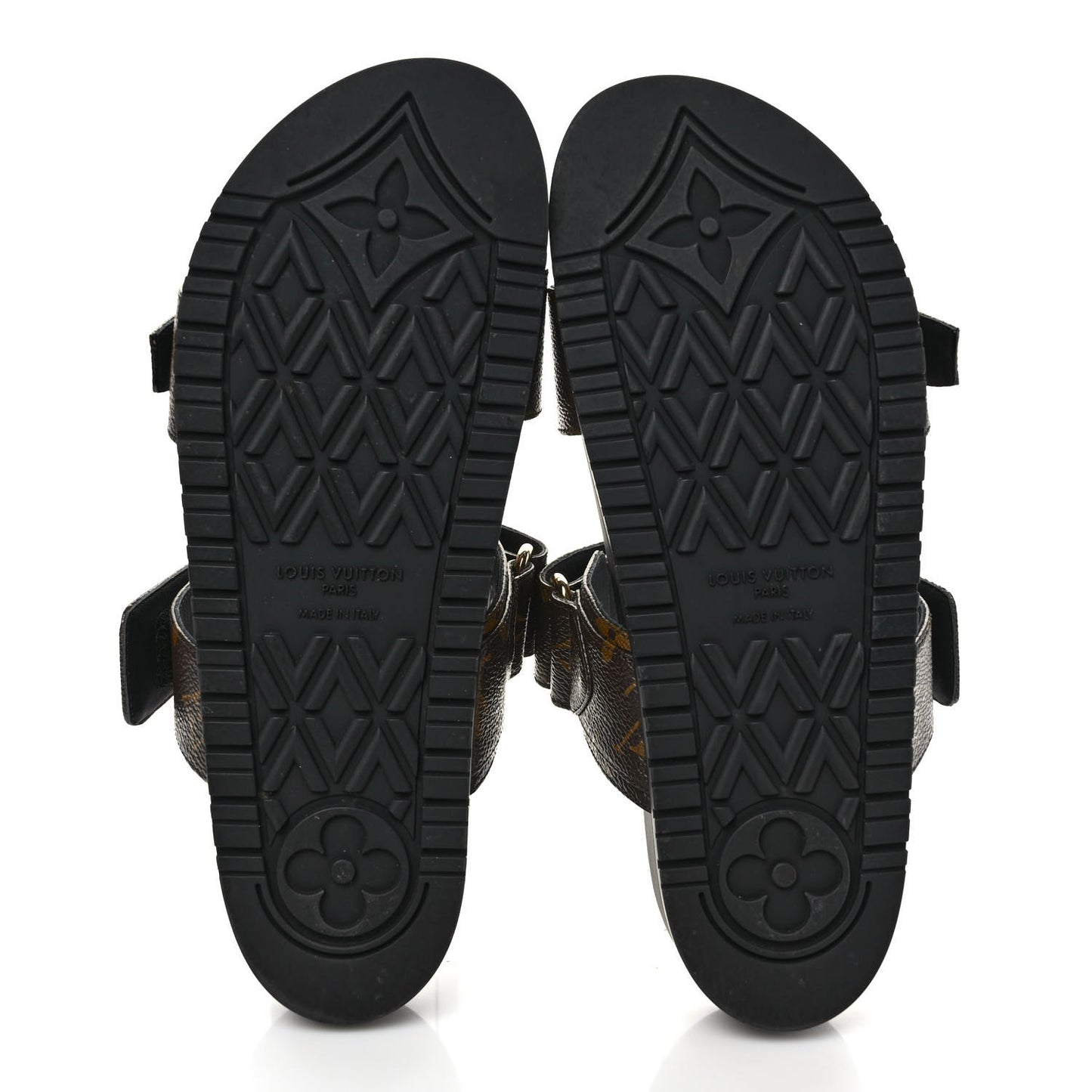 Monogram Bom Dia Mule Sandals 39 Black