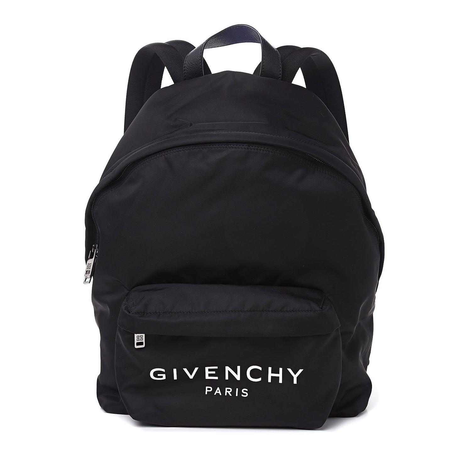 Nylon Urban Backpack Black White
