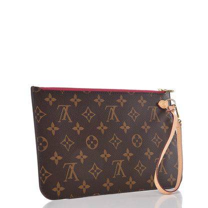Louis Vuitton Monogram Neverfull MM GM Pochette Pivoine 3 of 8