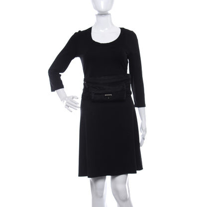 Prada Tessuto Nylon Montagna Belt Bag Black 2 of 9