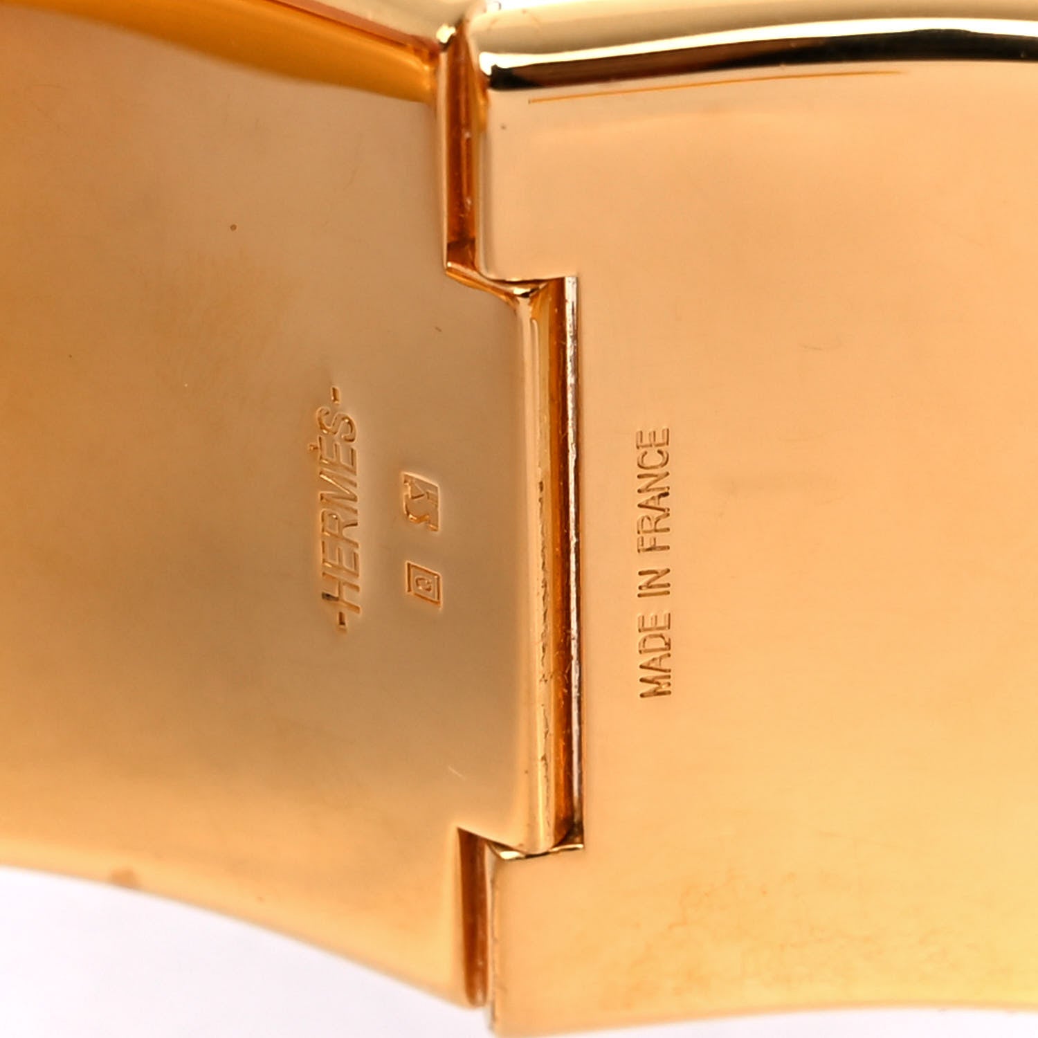 Hermes Enamel Extra Wide Clic Clac H Bracelet PM Bleu Royal 4 of 6