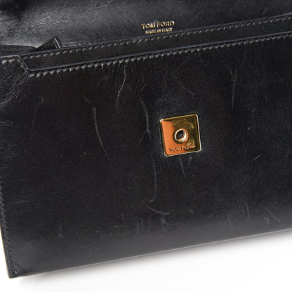 Tom Ford Calfskin Icon Shoulder Bag Black 7 of 12