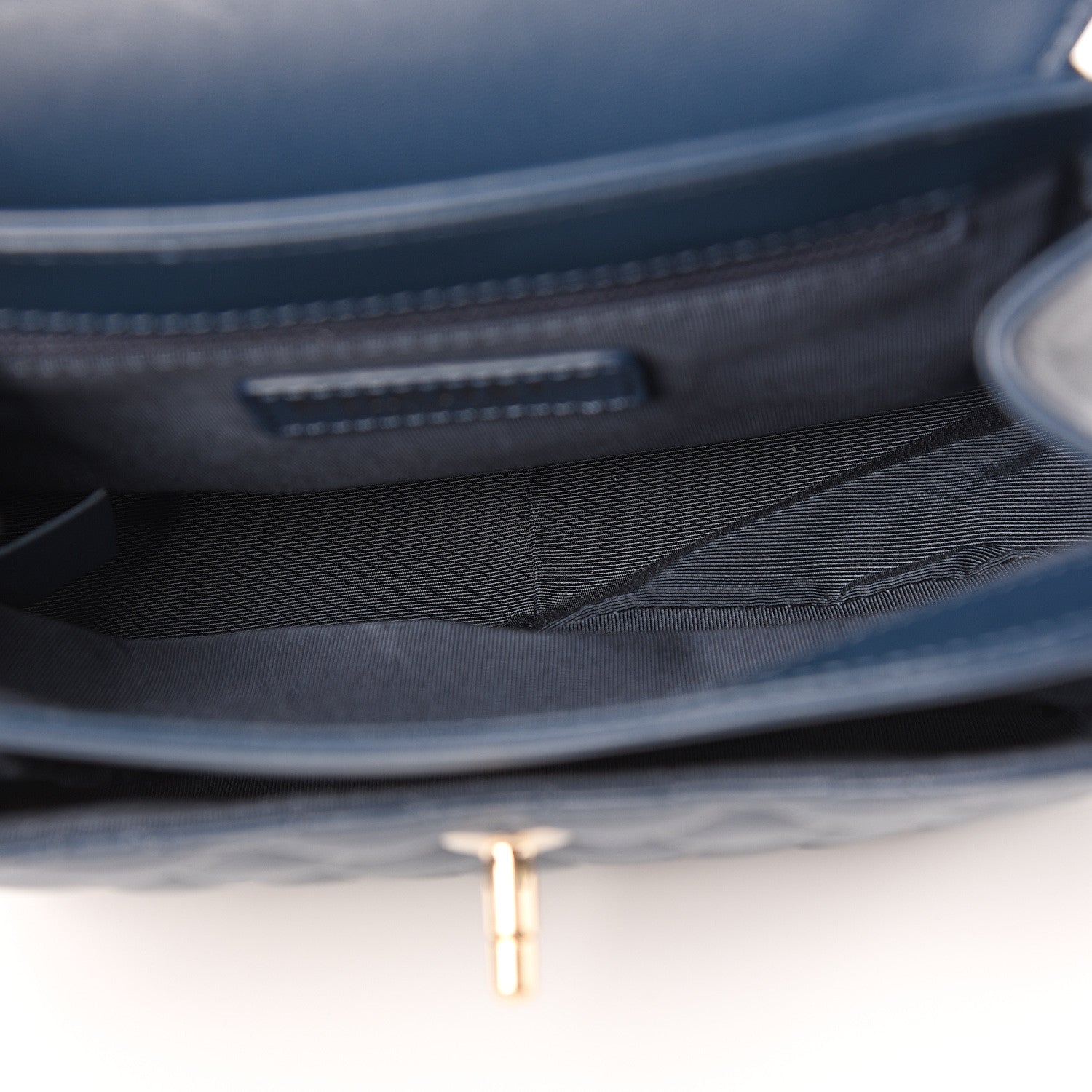 Chanel Lambskin Quilted Small Lovely Day Flap Dark Blue 4 of 9