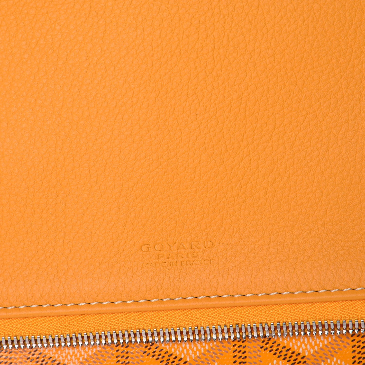 Goyard Goyardine Sainte Marie Soft Clutch Yellow 10 of 14