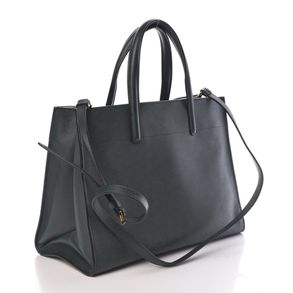 Prada Saffiano Soft Tote Smeraldo 3 of 9