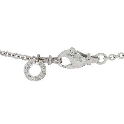 Bulgari 18K White Gold Diamond BVLGARI BVLGARI Pave Pendant Necklace 4 of 4