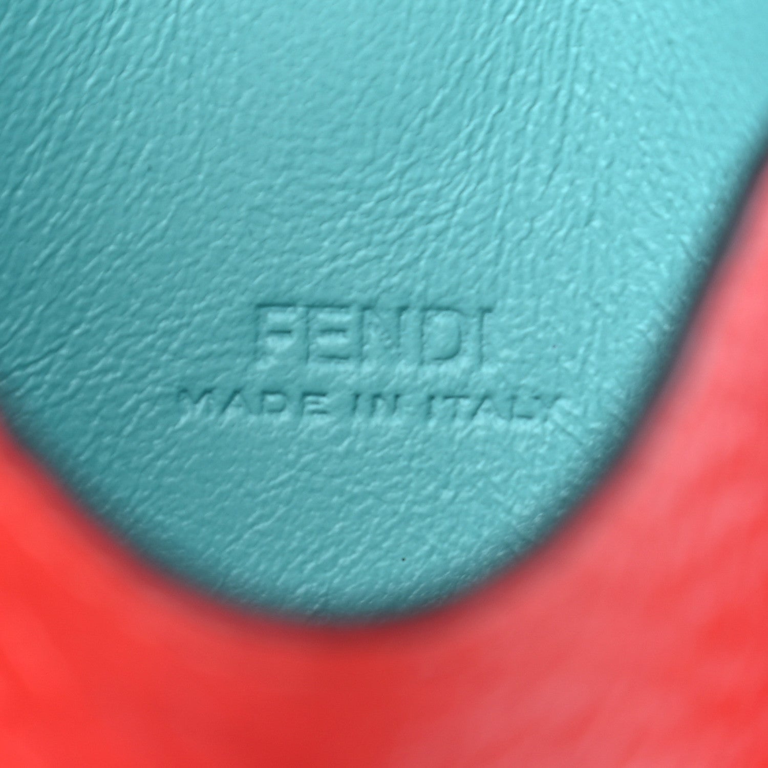 Fendi Cuoio Romano Micro Baguette Charm Papavero 5 of 9