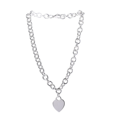 Tiffany Sterling Silver Heart Tag Toggle Necklace 4 of 6