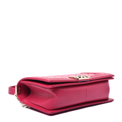 Chanel Caviar Quilted Medium Boy Flap Pink 4 of 9