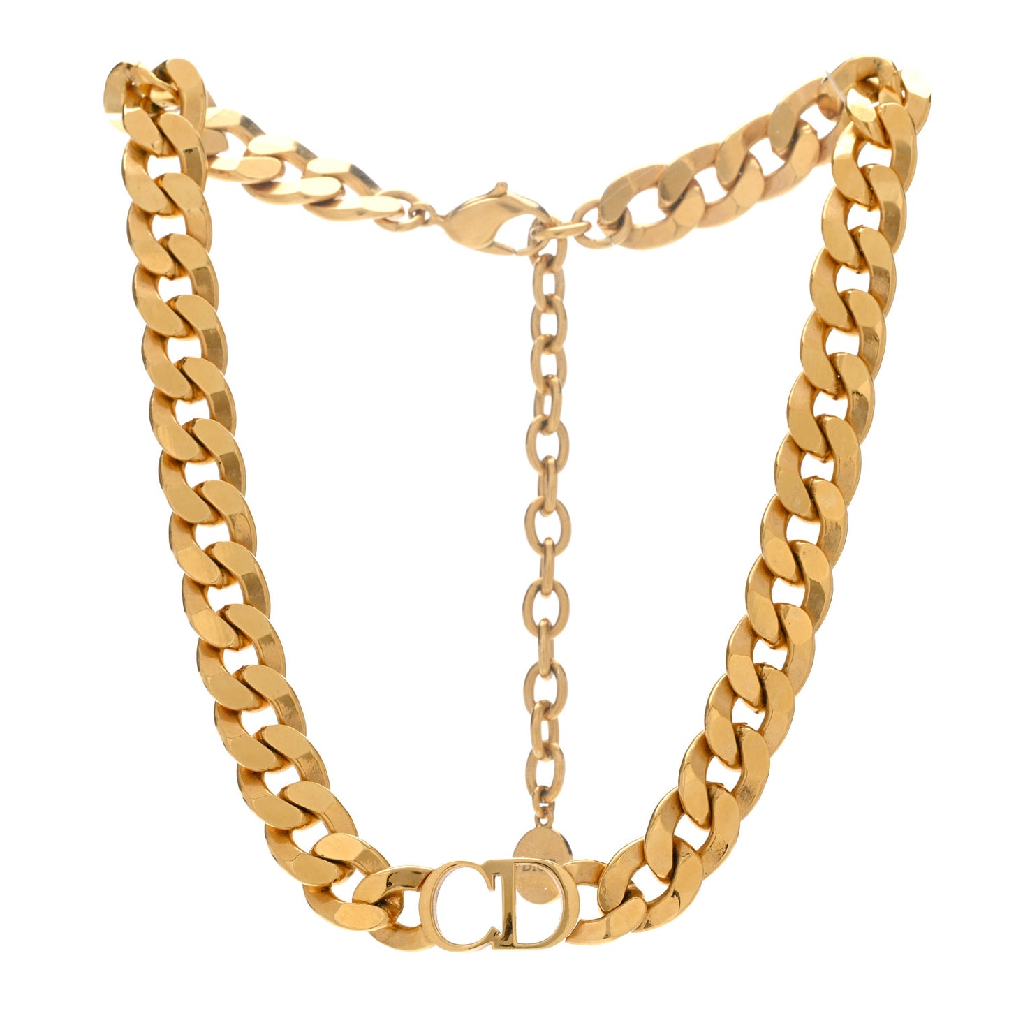 Metal Danseuse Etoile Chain Choker Necklace Gold