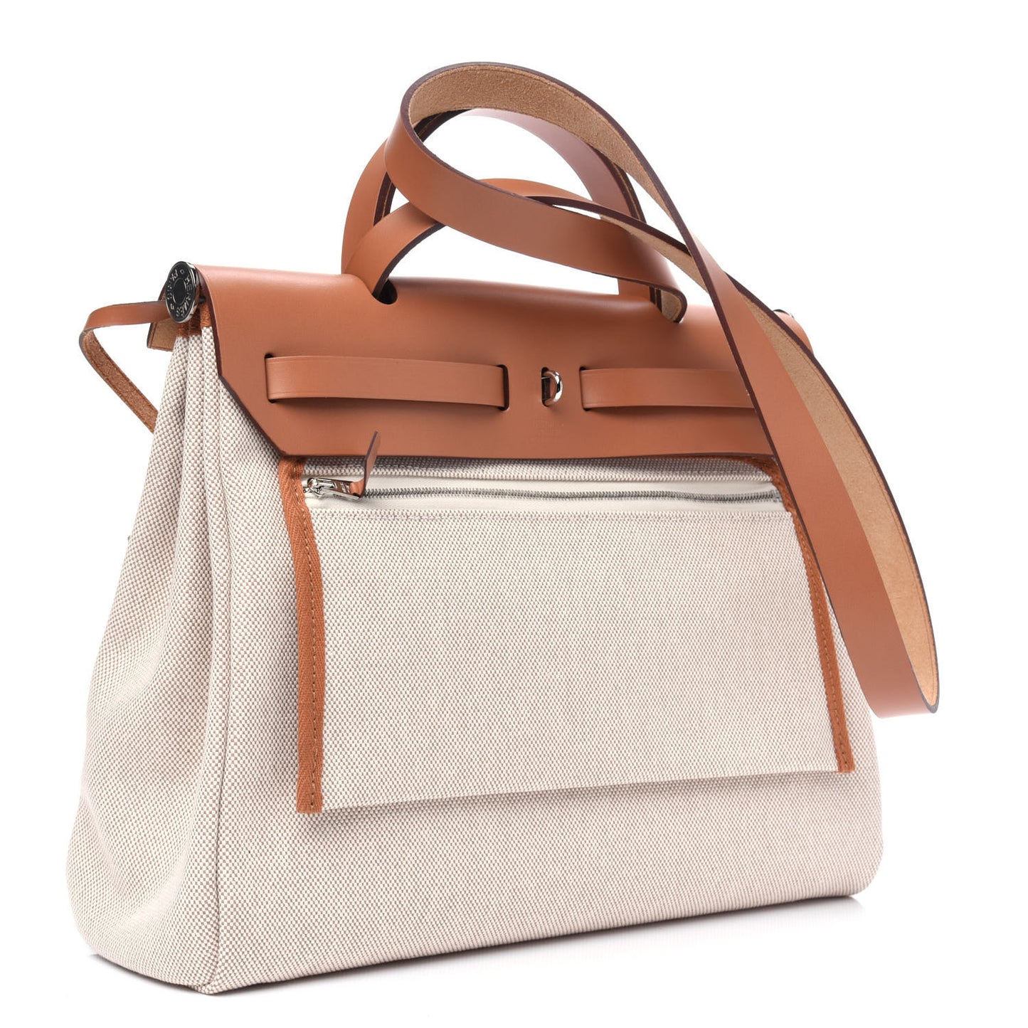 Vache Hunter Toile Pegase Pop Herbag Zip Retourne 31 PM Capucine Ecru
