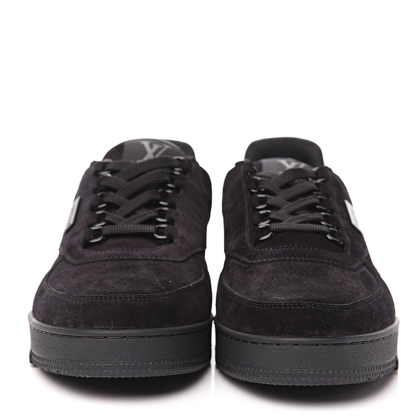 Suede Uniform Sneakers 9.5 Black