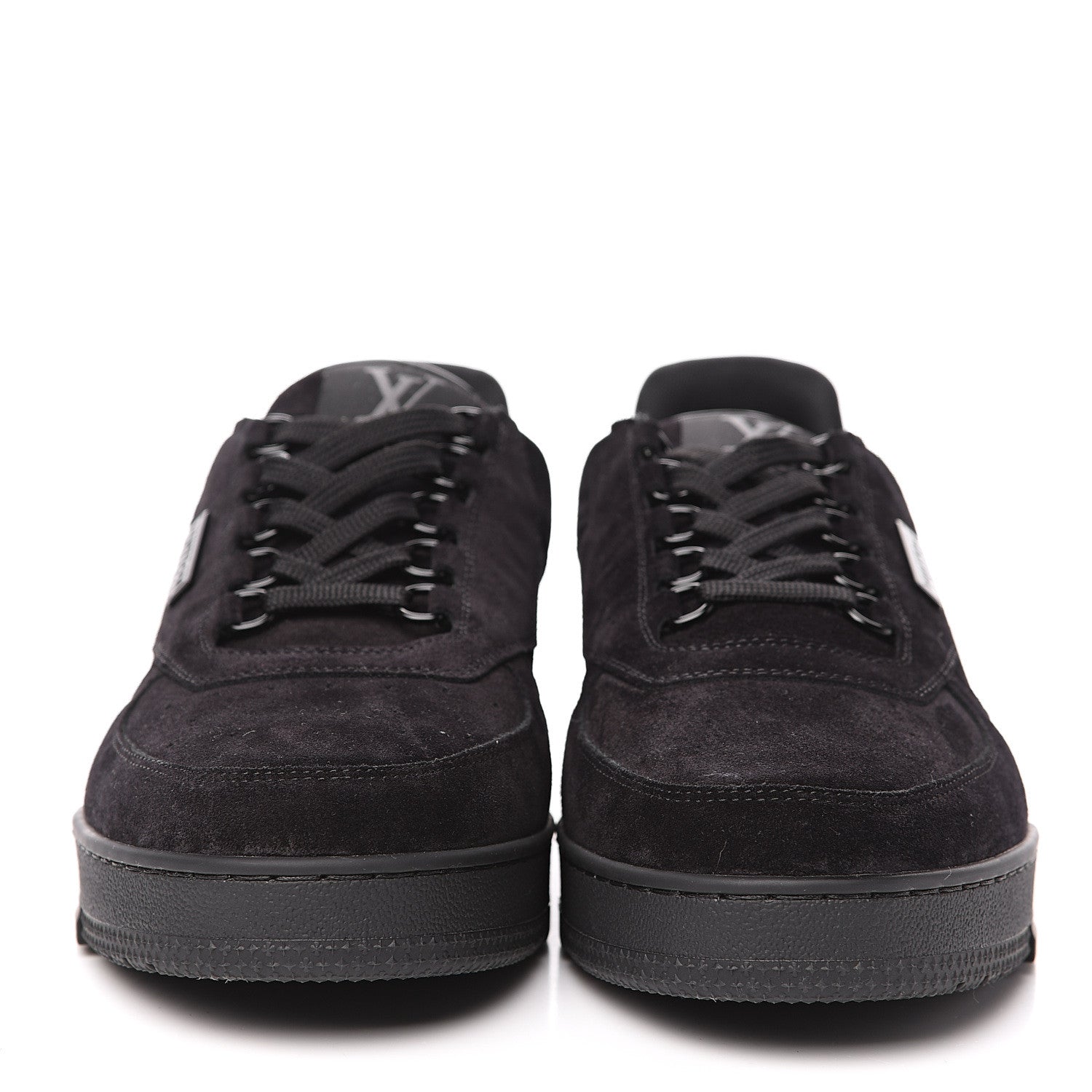 Louis Vuitton Suede Uniform Sneakers 9.5 Black 2 of 8