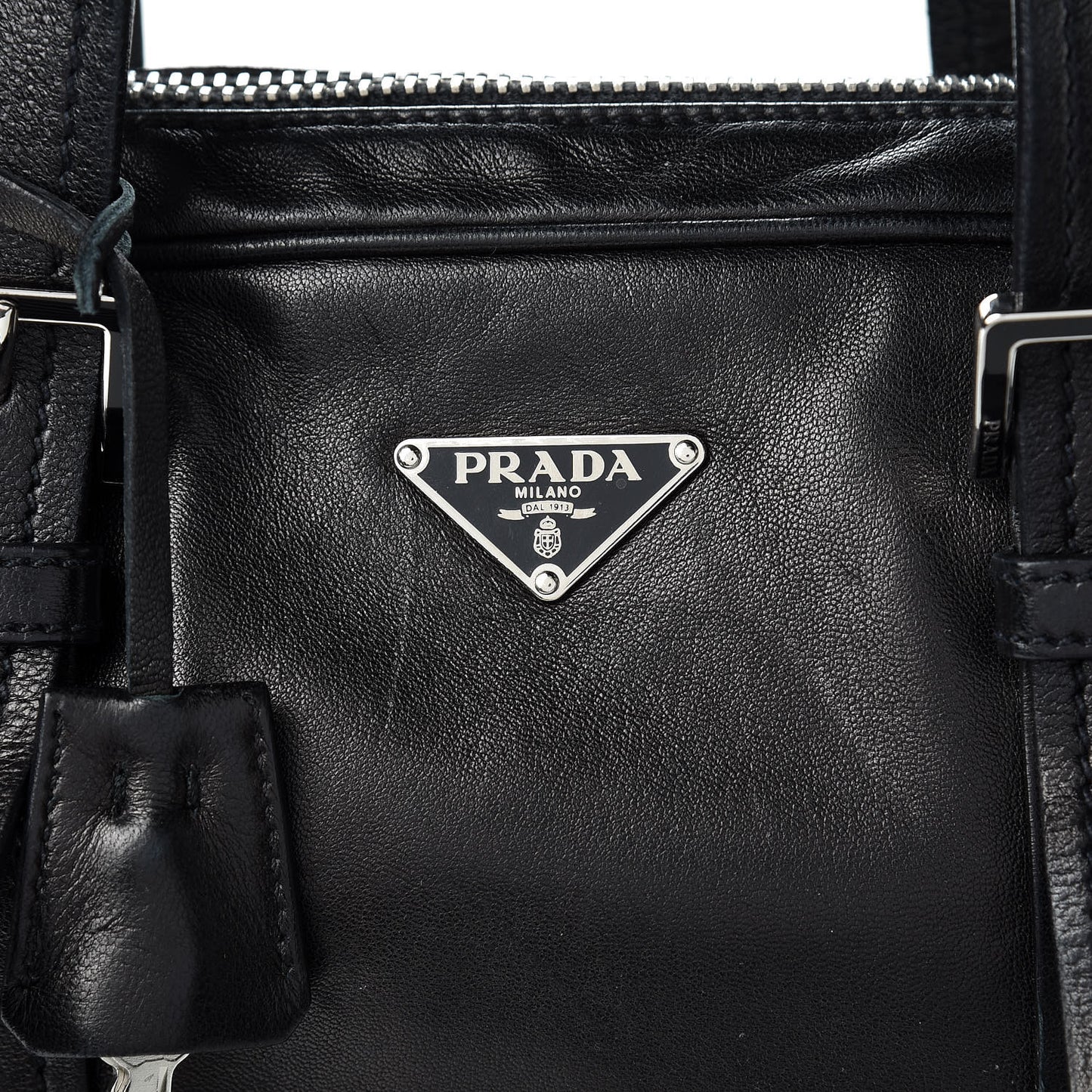 Nappa Satchel Black