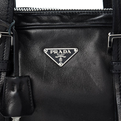 Prada Nappa Satchel Black 8 of 19