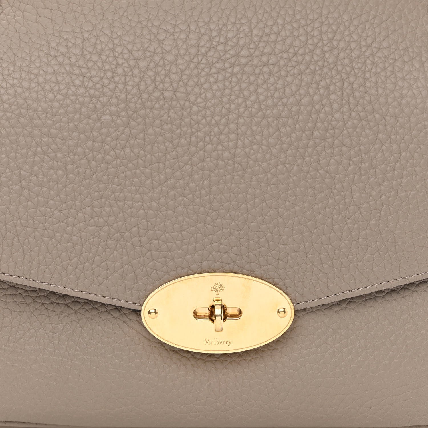 Mulberry Heavy Grained Calfskin Darley Satchel Clay 9 of 12