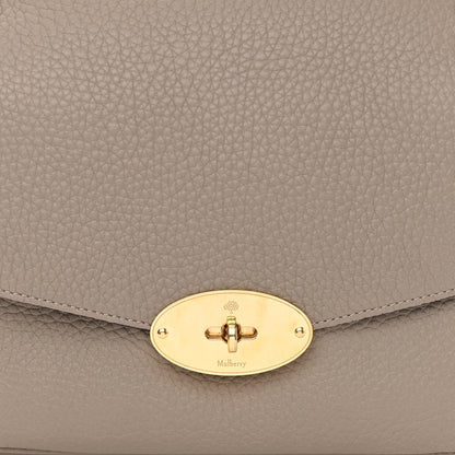 Mulberry Heavy Grained Calfskin Darley Satchel Clay 9 of 12