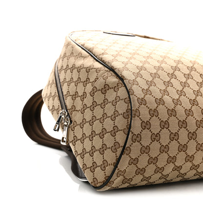 Gucci Monogram Travel Backpack Dark Brown 8 of 10