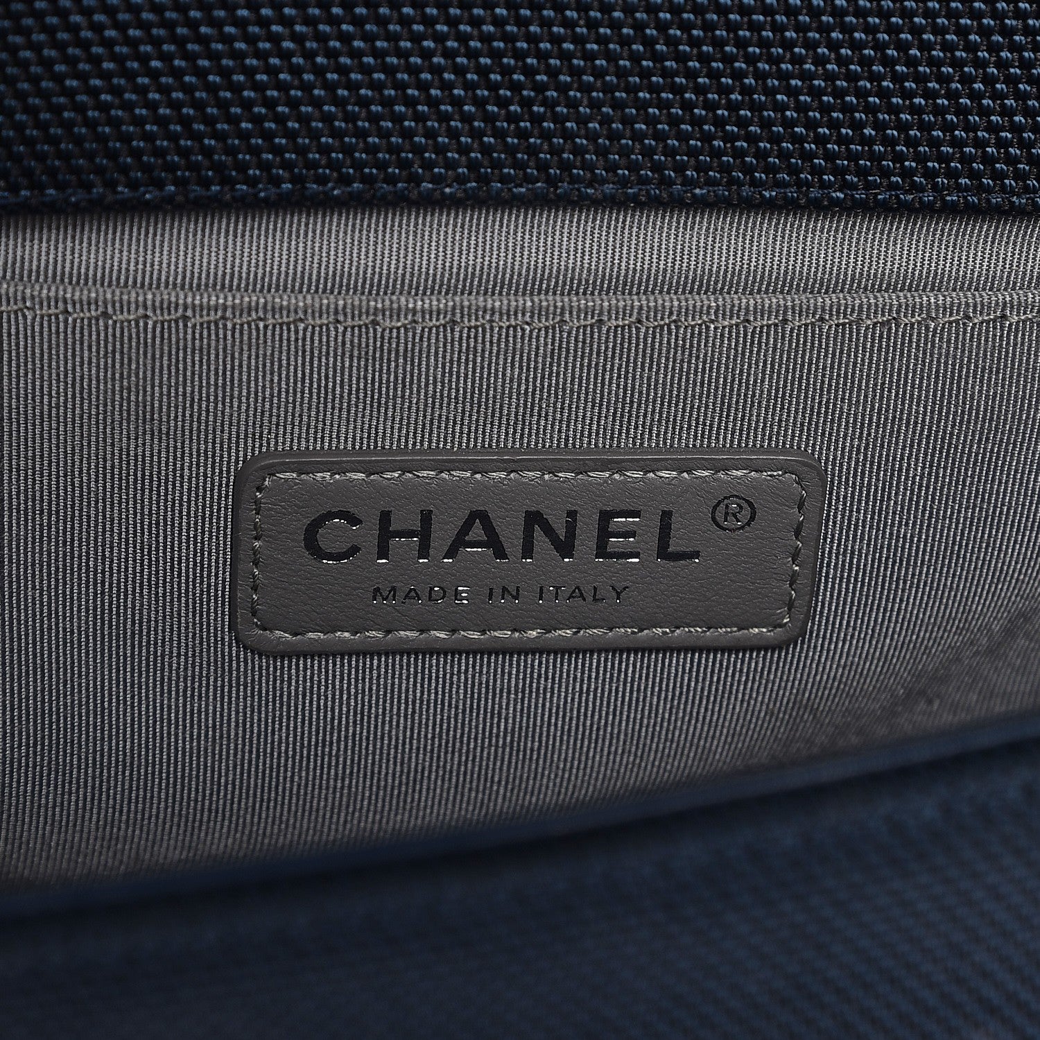 Chanel Canvas Quilted Medium Fluo Boy Flap Dark Navy Fuchsia Grey 6 of 8