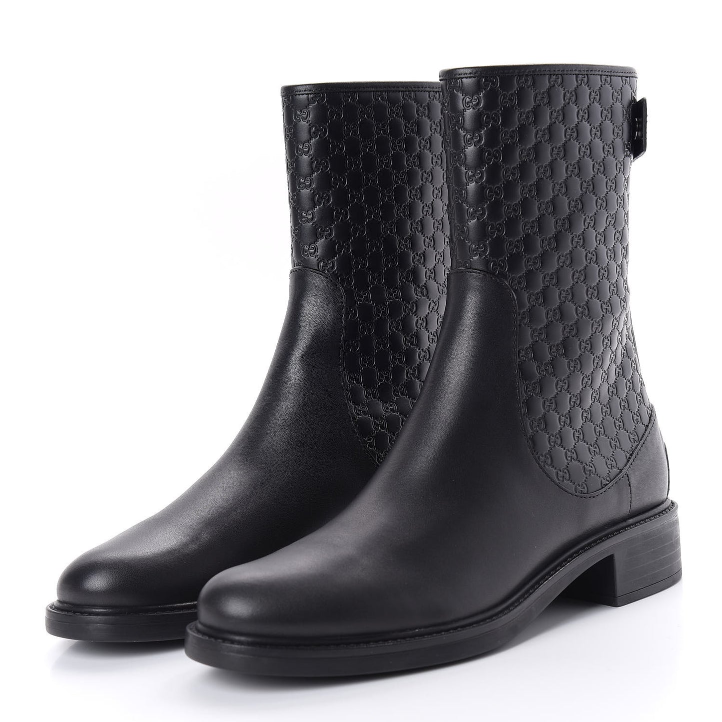 Soft Microguccissima Zip Boots 39 Black