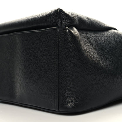 Mulberry Grain Calfskin Zipped Backpack Black 10 of 10