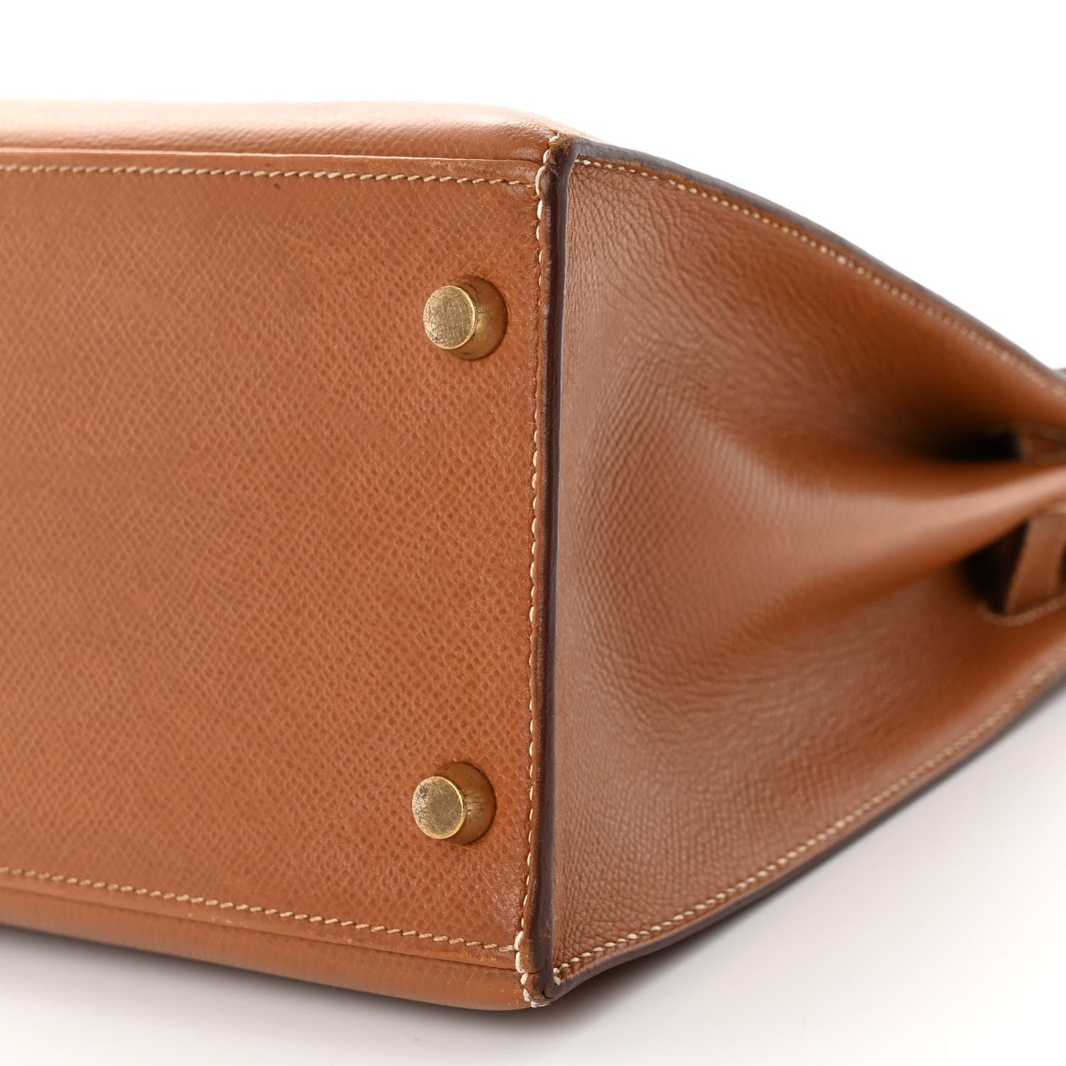 Hermes Courchevel Kelly Sellier 28 Gold 10 of 14