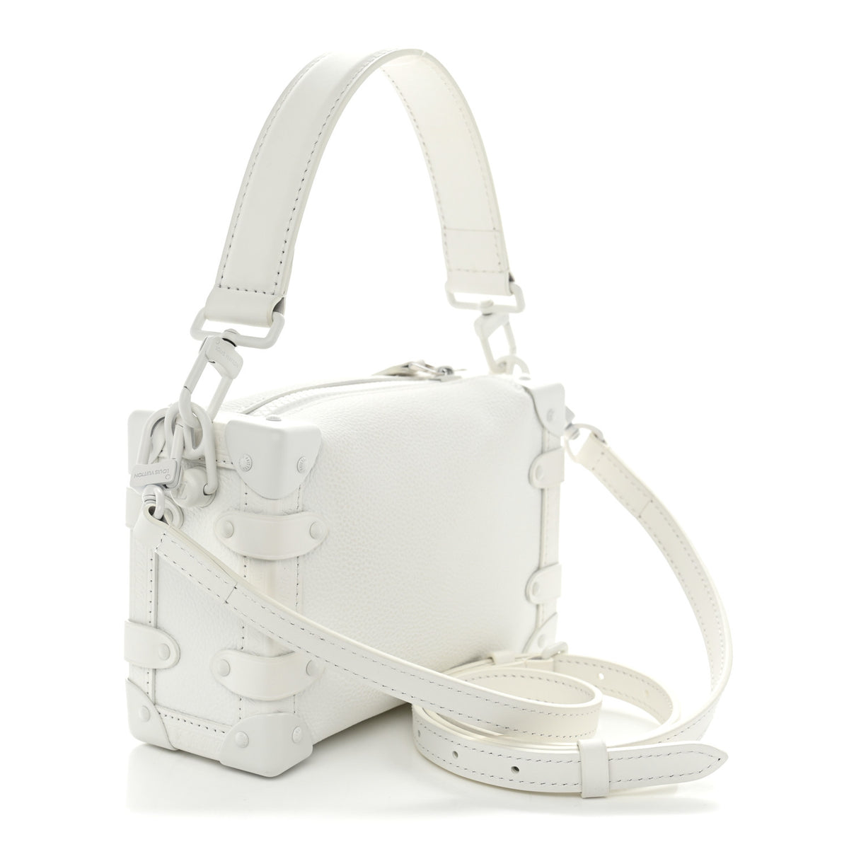 Calfskin Side Trunk PM Off White