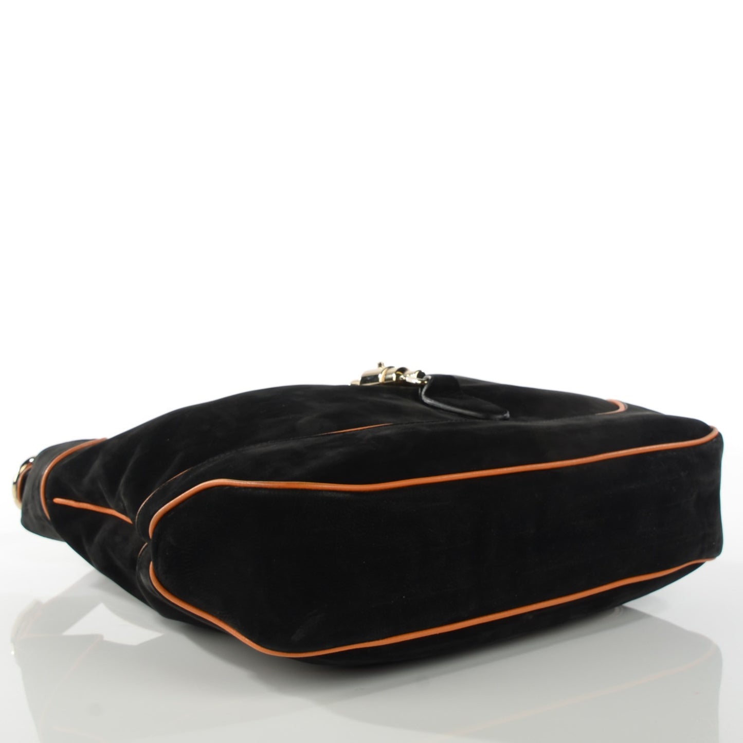 Nubuck Medium New Jackie Shoulder Bag Black