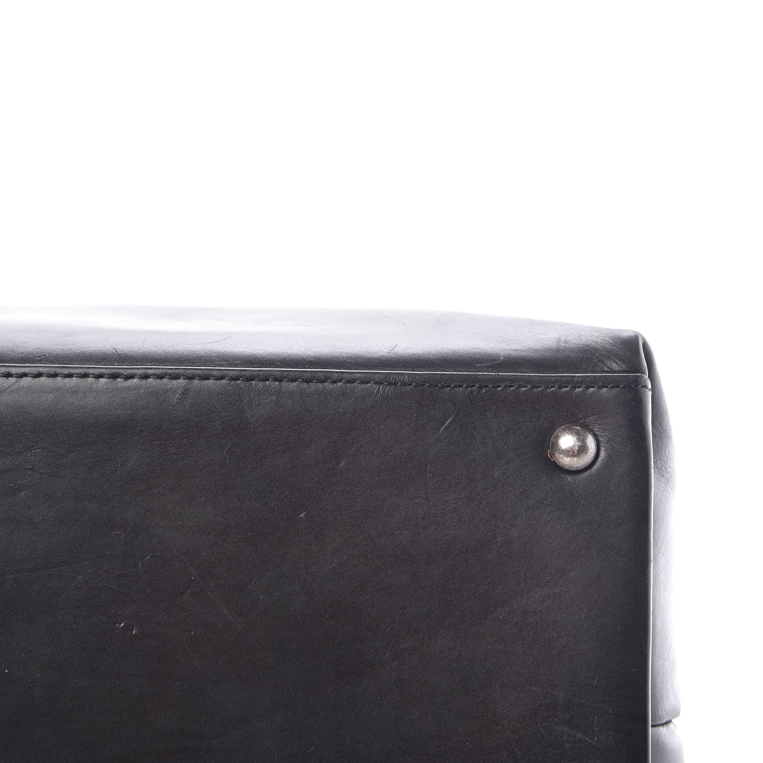 Chanel Glazed Calfskin Boy Tote Black 19 of 20