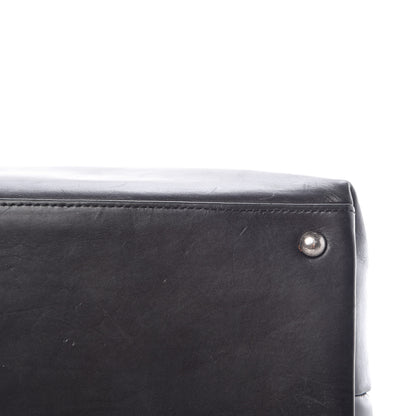 Chanel Glazed Calfskin Boy Tote Black 19 of 20